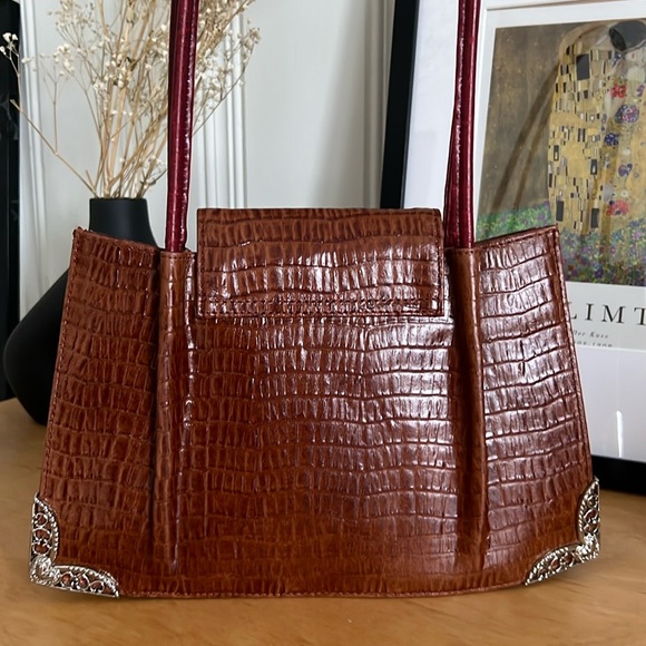 Vintage Faux Croc Leather Purse - Picture 8 of 8